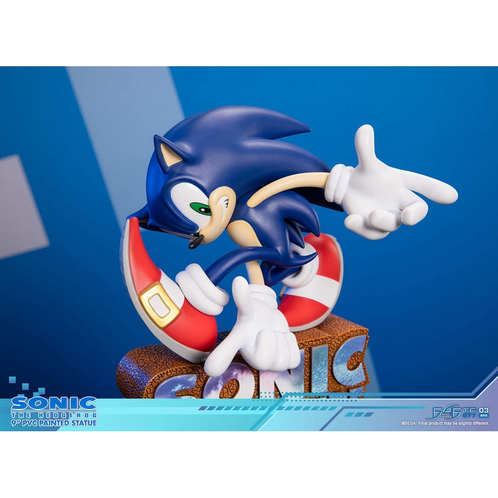 FIGURINE SONIC DIORAMA Collector 30 Cm First 4 Figures F4F Euro New EUR