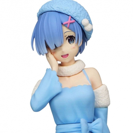 Re:Zero Starting Life in Another World Noodle Stopper Figure REM Snow Princess